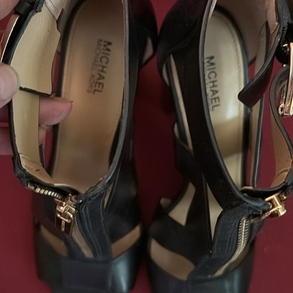 Michael Kors Block Heel Sandals - Picture 3 of 4